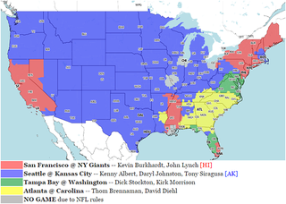 Illustration for article titled Your NFL Week 11 Viewing Maps